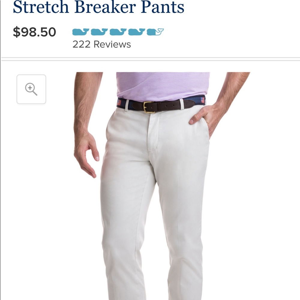 VINEYARD VINES • Slim Fit Stretch Breaker Pant